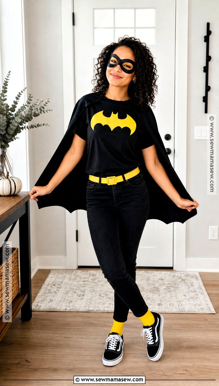 Casual DIY Batgirl Costume - 30 batman female costume ideas