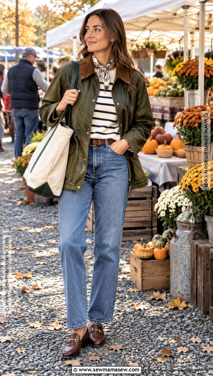 Casual Fall Outfit With a Barn Jacket - 15 Cute Fall Outfit Ideas Casual