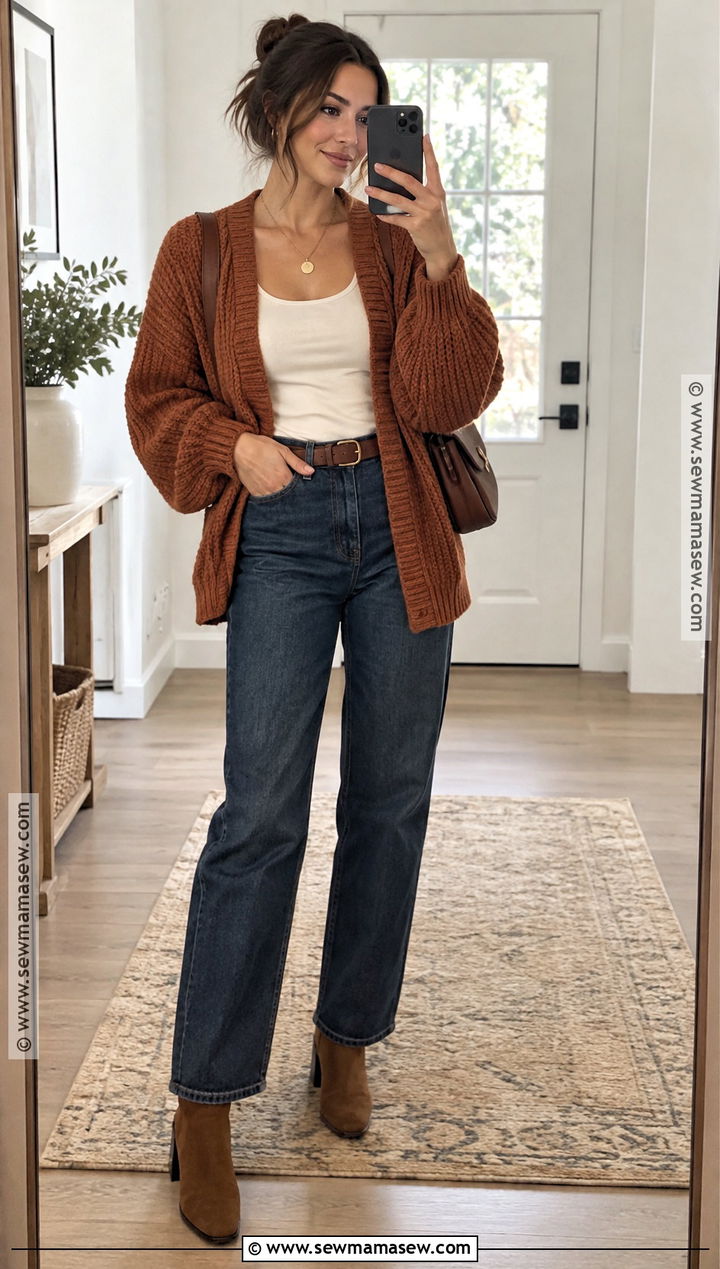 Casual Fall Outfit With a Cardigan - 15 Cute Fall Outfit Ideas Casual