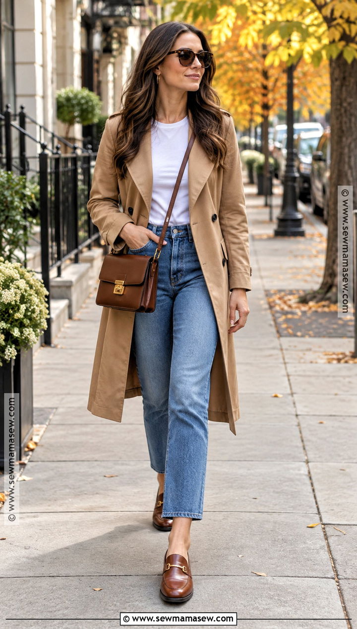 Casual Fall Trench Coat Outfit - 15 Casual Fall Fashion Essentials