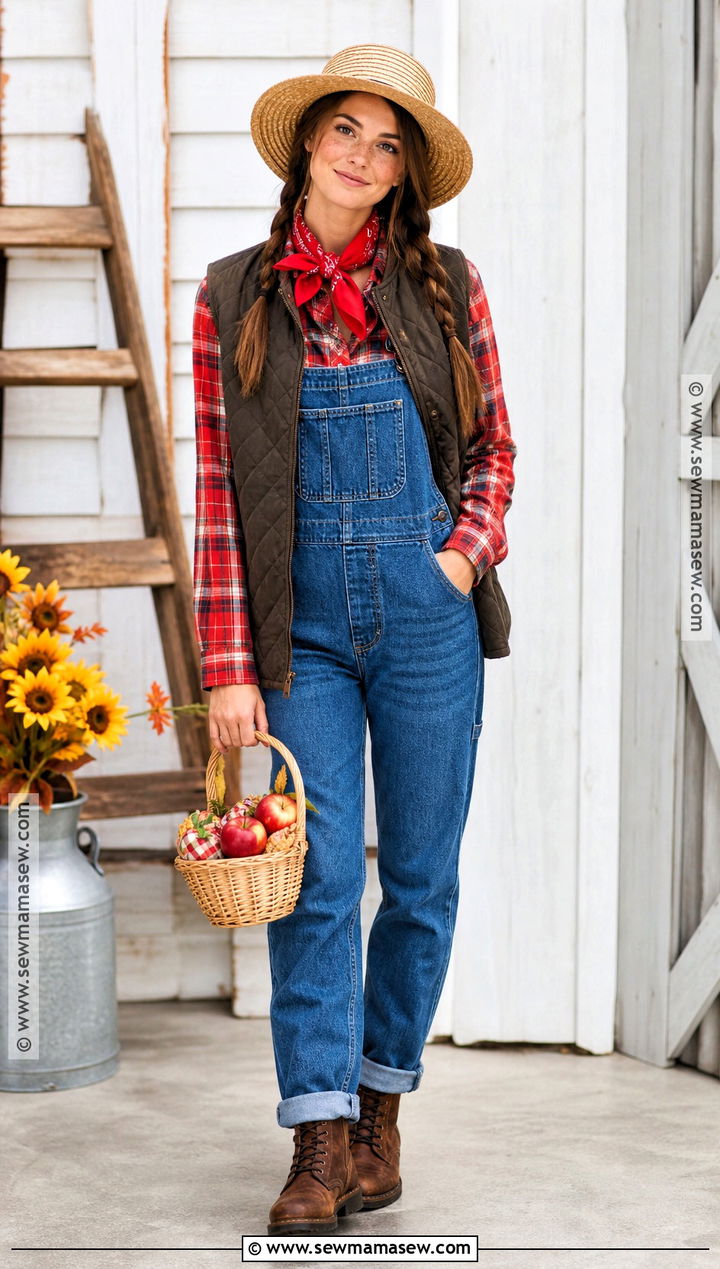 Casual Farmer Costume With Overalls - 35 casual halloween costumes