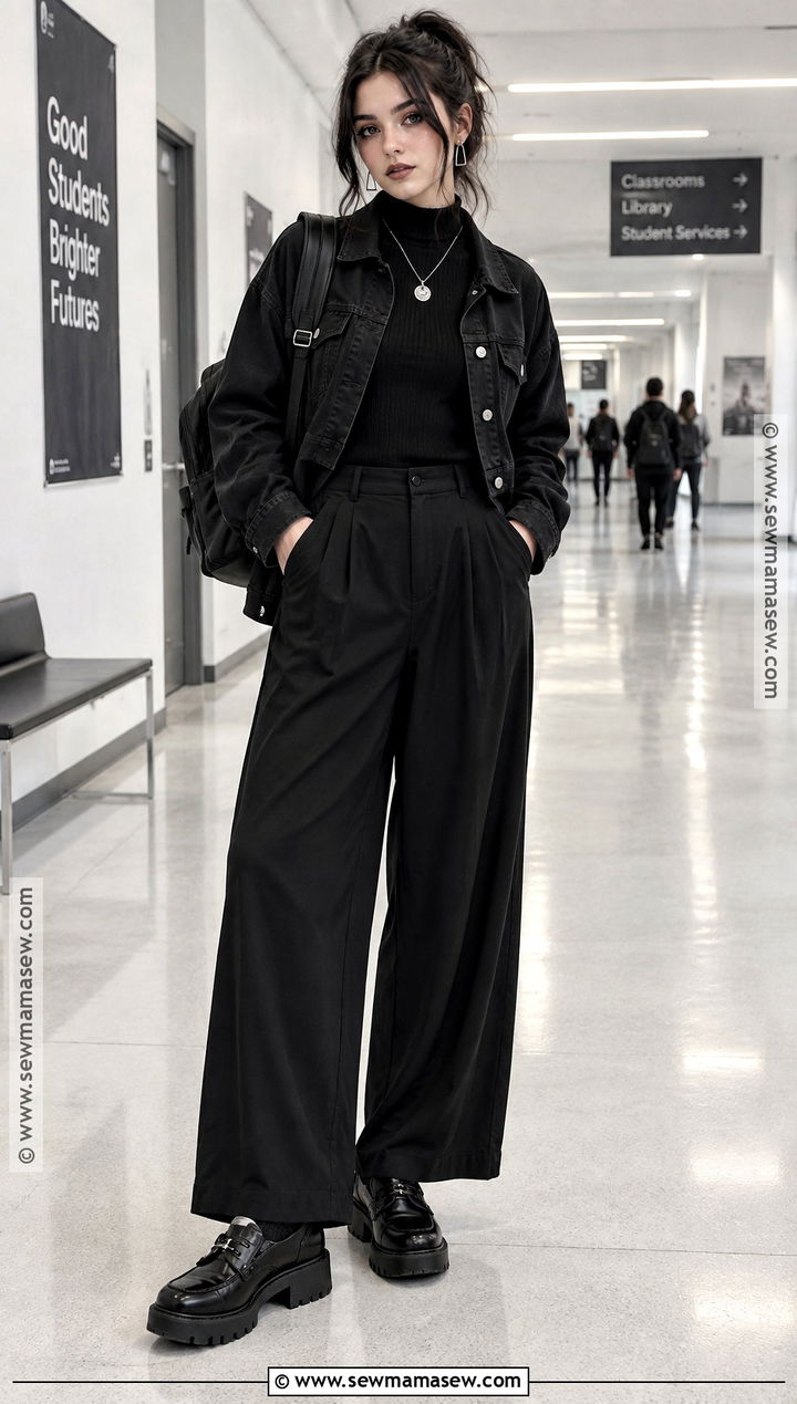 Casual Goth Back To School Outfit - 15 back to school outfits alternative