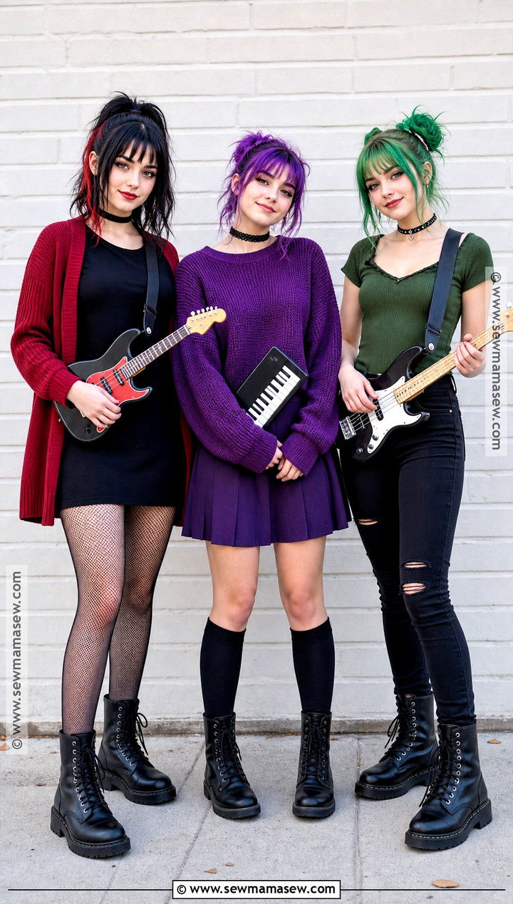 Casual Hex Girls Trio Costume - 40 hex girls costume ideas