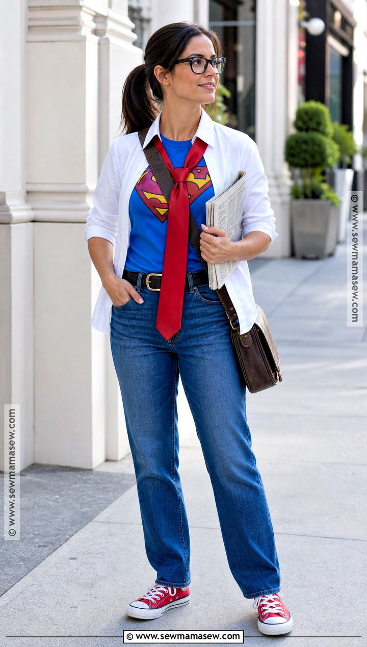 Casual Jeans Clark Kent Costume - 35 Clark Kent Costume Ideas for Women