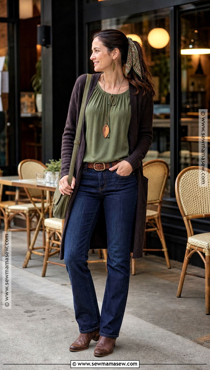 Casual Jeans Green Witch Outfit - 30 green witch outfit ideas