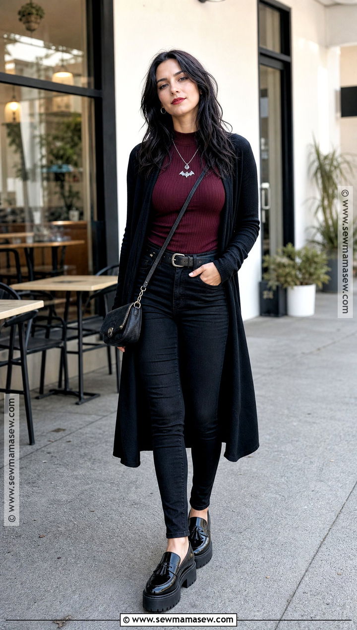 Casual Jeans Vampire Outfit - 40 vampire outfit ideas for females