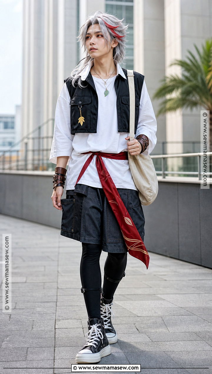 Casual Kazuha Cosplay Outfit - 35 kazuha cosplay ideas