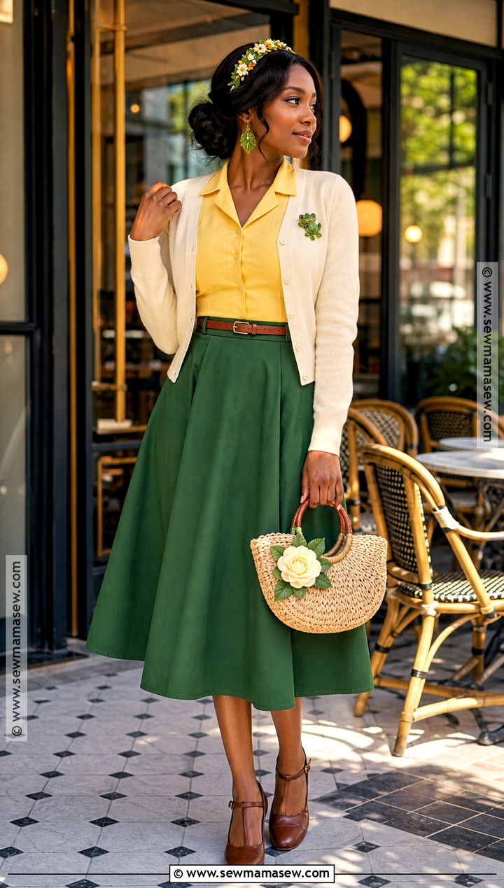 Casual Princess Tiana Outfit Costume - 30 Princess Tiana Halloween Costume Ideas