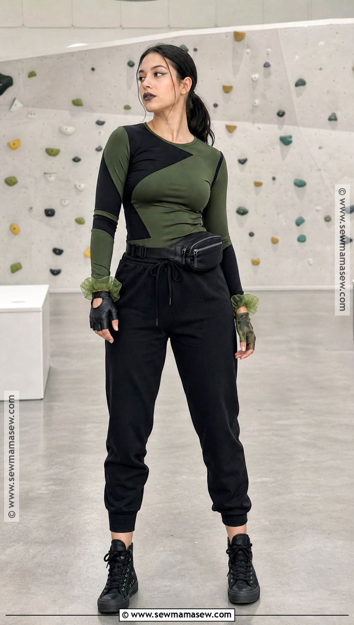 Casual Shego Costume With Joggers - 45 shego costume ideas