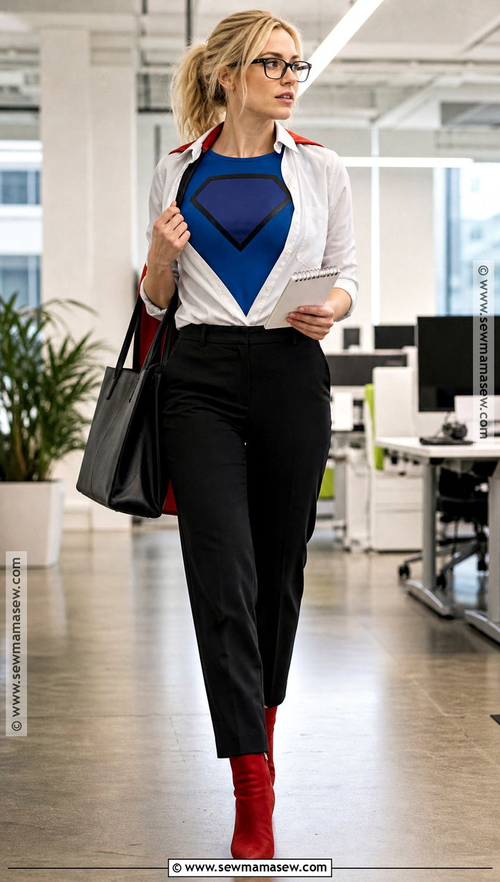 Casual Supergirl Reveal Costume - 30 Supergirl Halloween Costume Ideas