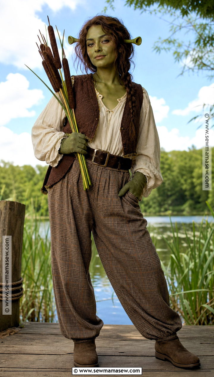 Casual Swamp Shrek Costume - 30 shrek costume ideas for women