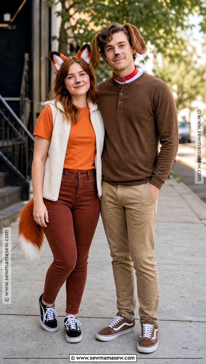 Casual Tod And Copper Costume - 30 fox and the hound costume ideas