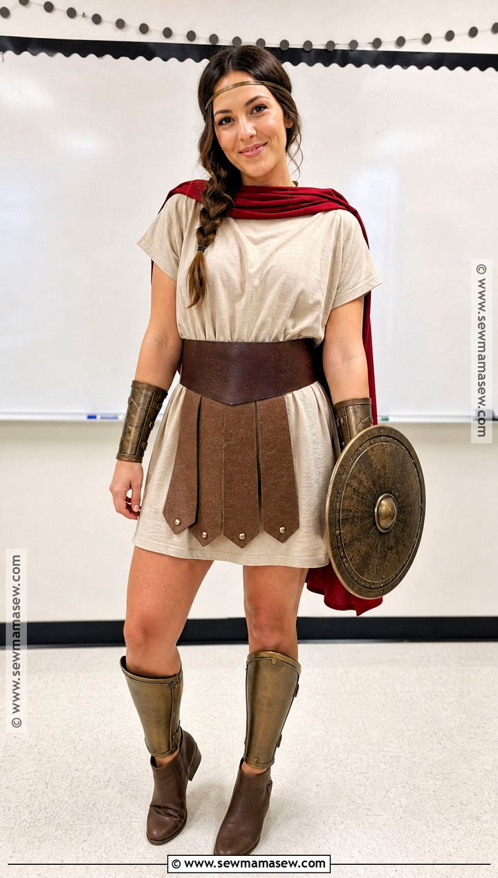 Casual Tunic Gladiator Costume - 30 Gladiator Costume Ideas for Women