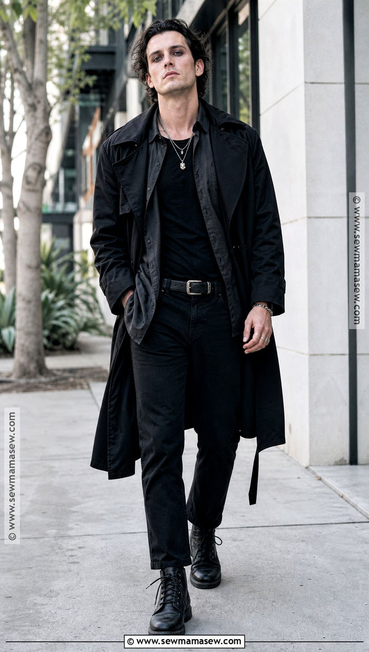 Casual Vampire Outfit With Black Jeans - 30 male vampire outfit ideas
