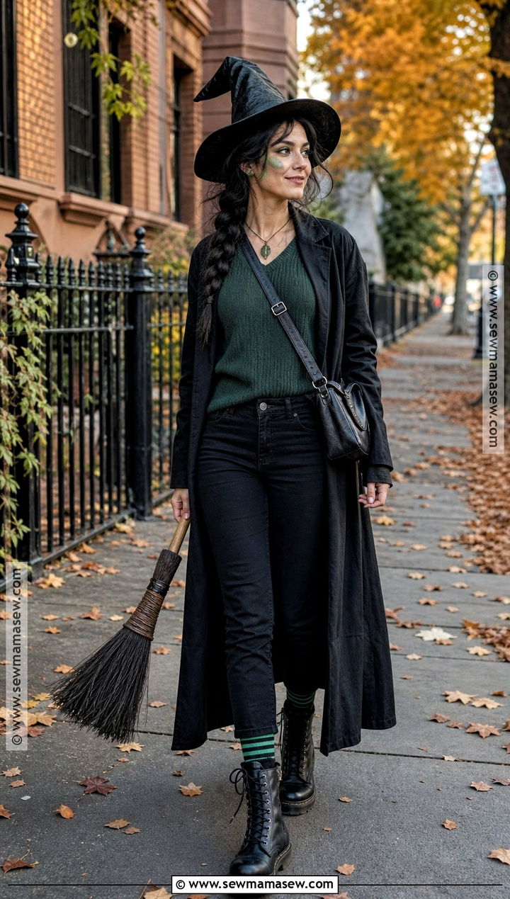 Casual Wicked Witch Costume - 30 bad witch wizard of oz costume ideas