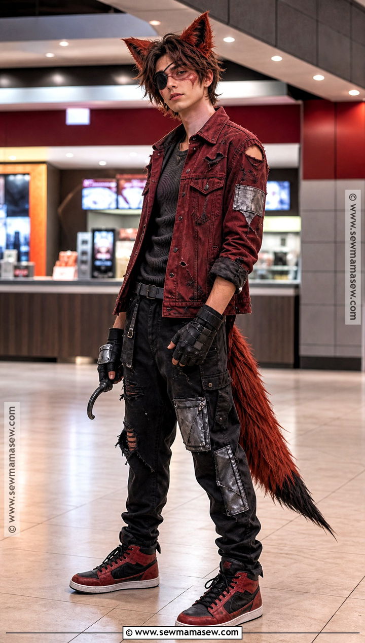 Casual Withered Foxy Cosplay - 30 withered foxy cosplay ideas