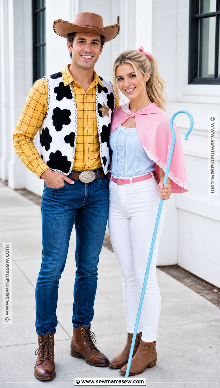 Casual Woody And Bo Peep Costume - 40 woody and bo peep costume ideas