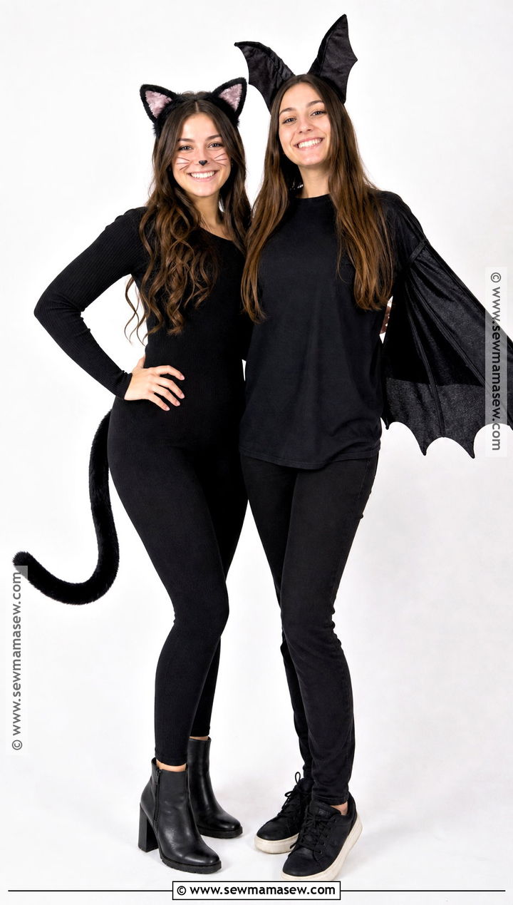 Cat And Bat Rhyming Costume - 30 Rhyming Costumes