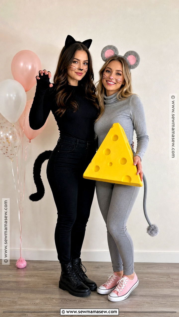 Cat And Mouse Best Friend Costume - 40 matching costumes for best friends