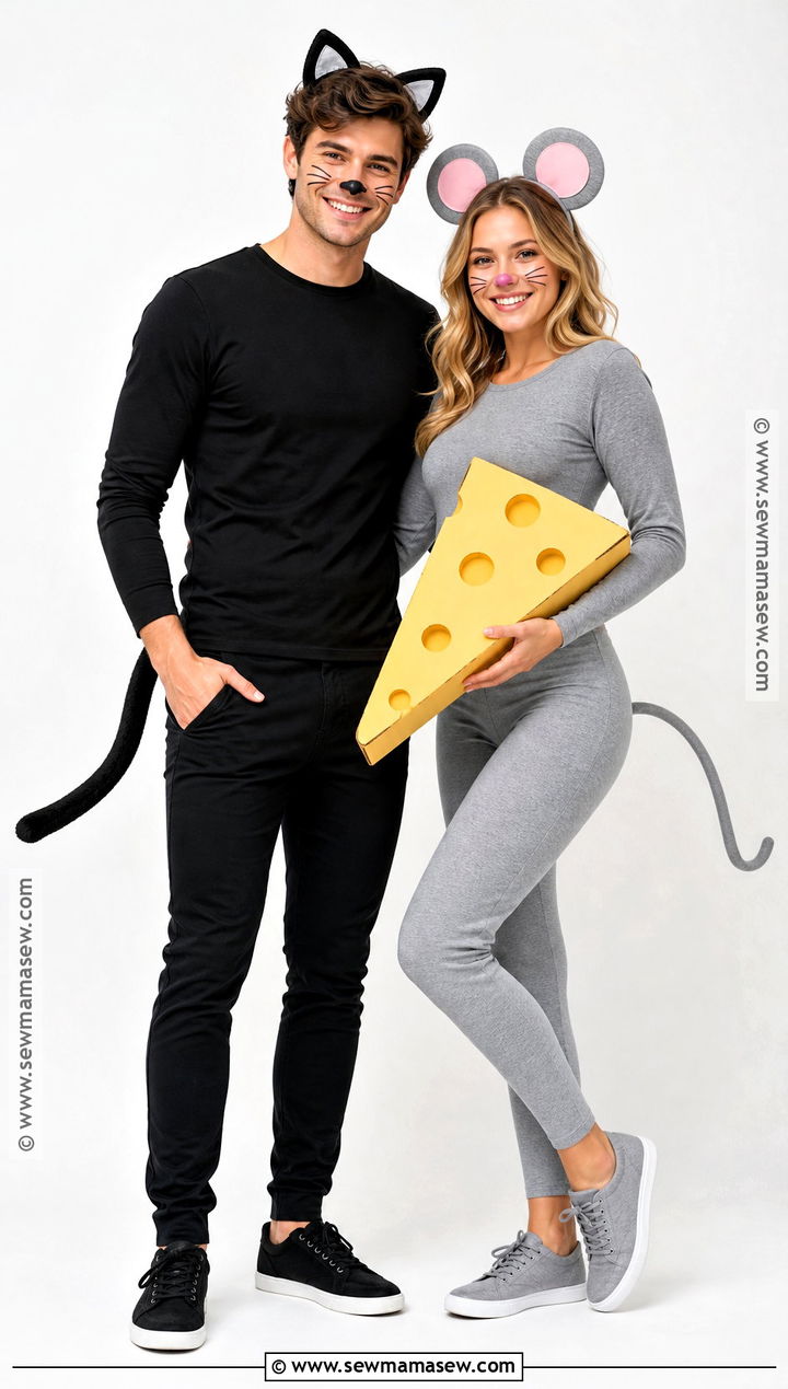 Cat And Mouse Costume - 40 last minute couples costumes