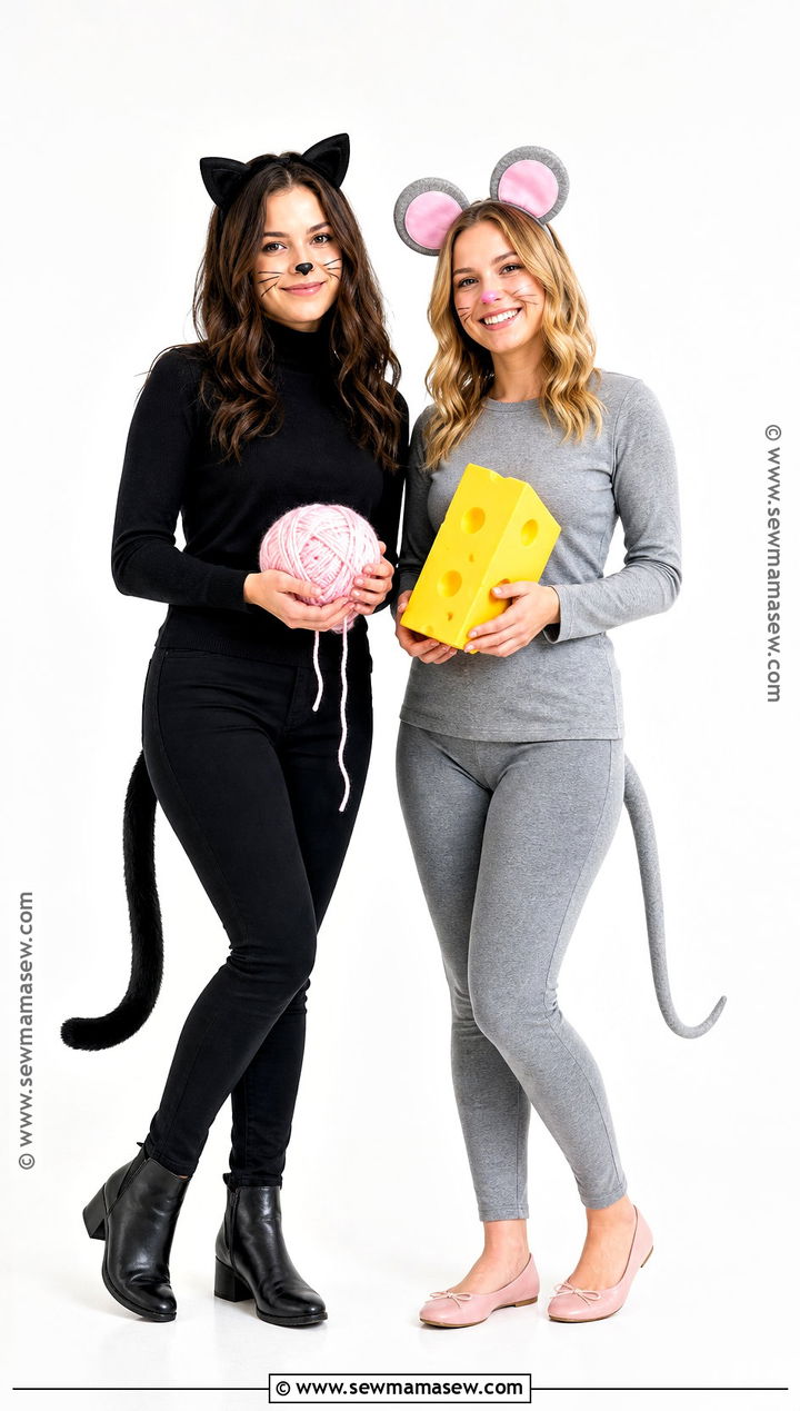 Cat And Mouse Friend Costume - 40 costume ideas for 2 for friends