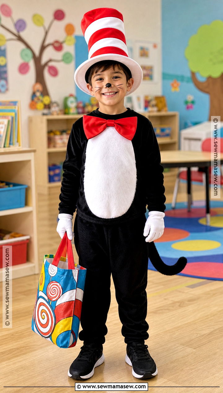 Cat In The Hat Costume - 45 boy halloween costumes