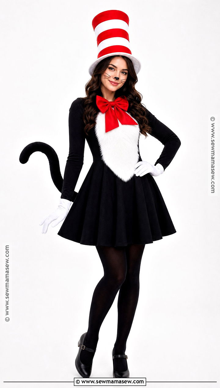 Cat In The Hat Costume With Black Dress - 30 cat in the hat costume women's ideas