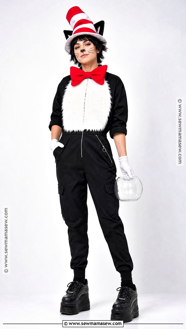 Cat In The Hat Costume With Jumpsuit - 40 cat in the hat costume ideas