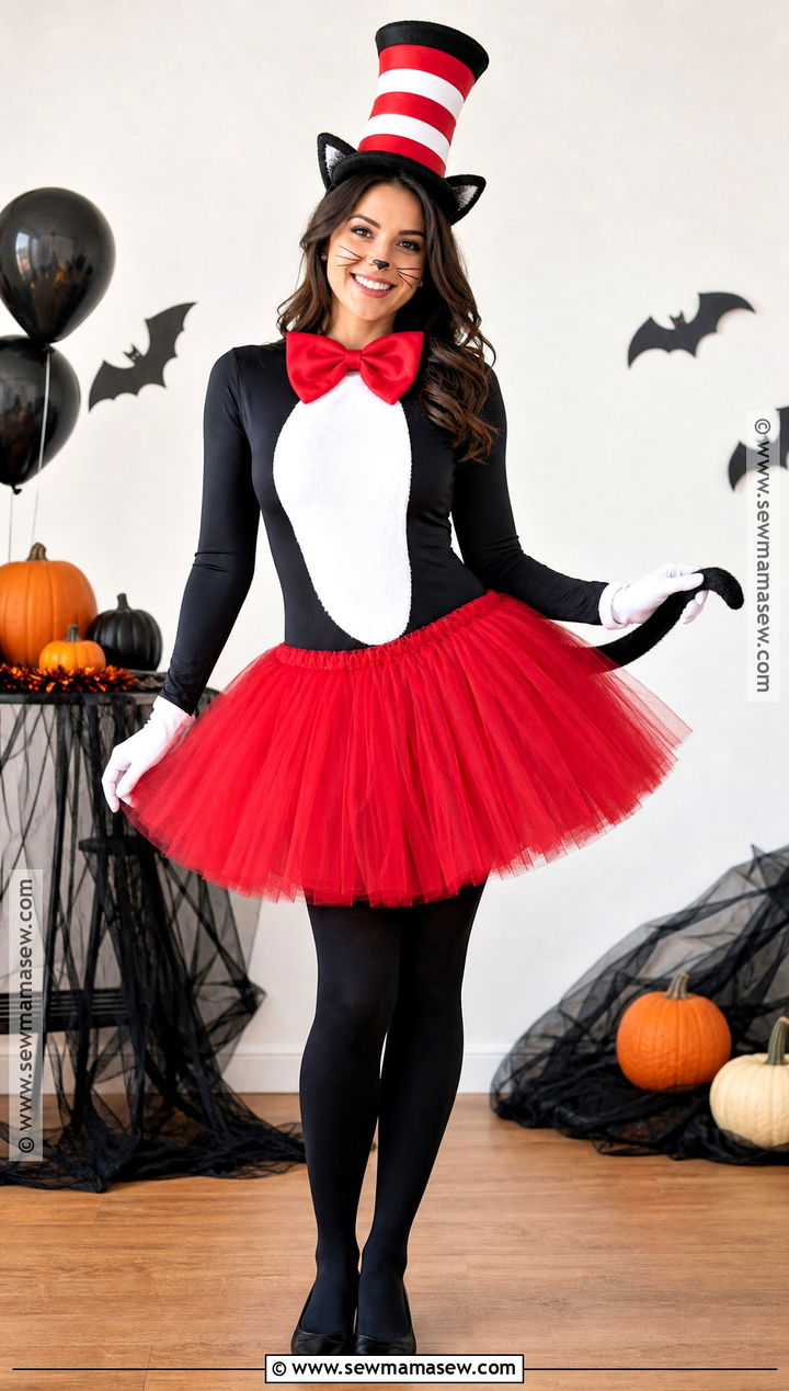Cat In The Hat Costume With Red Tutu - 30 cat in the hat costume women's ideas