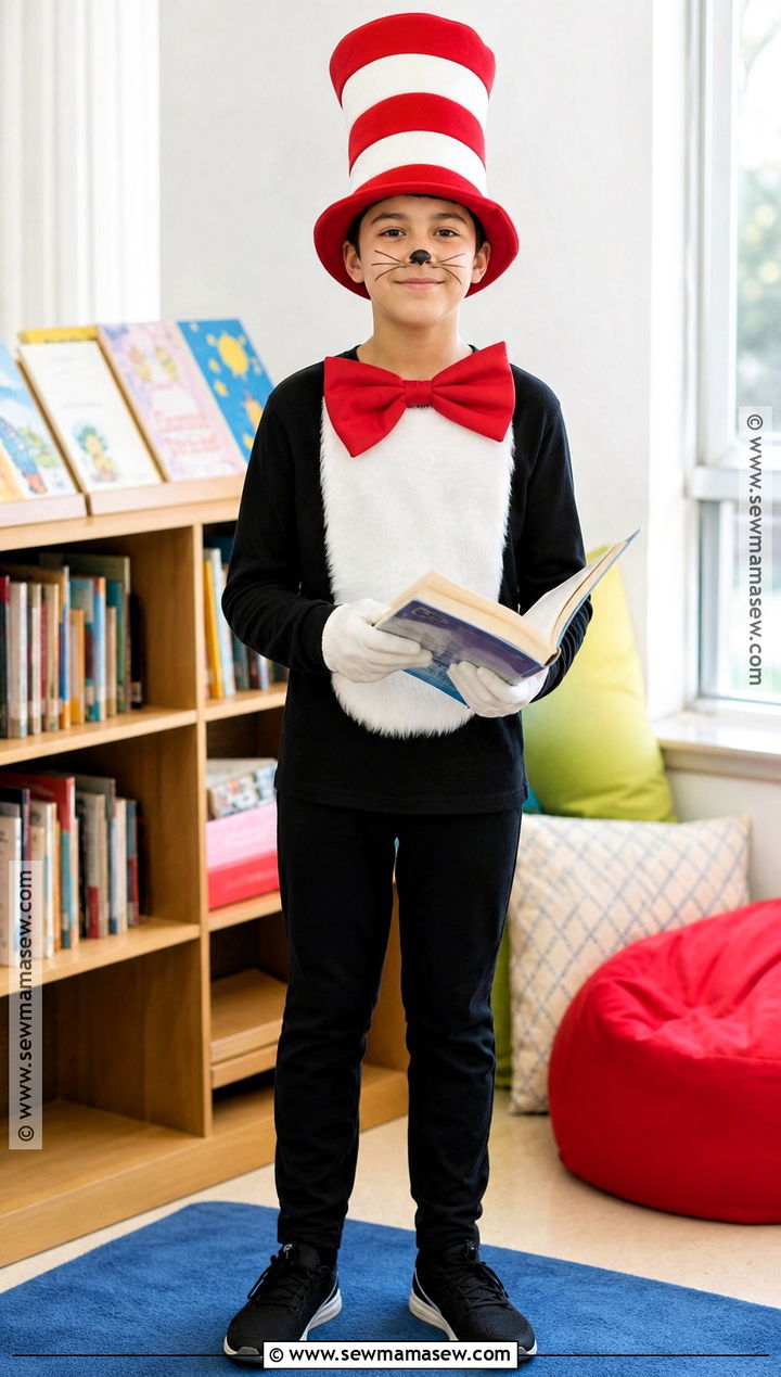 Cat In The Hat Costume - 30 character dress up day ideas