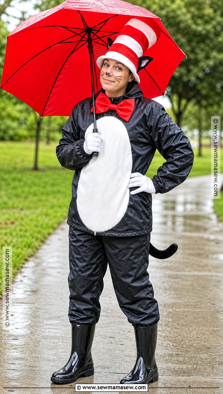 Cat In The Hat Rainy Day Costume - 30 cat and the hat costume ideas