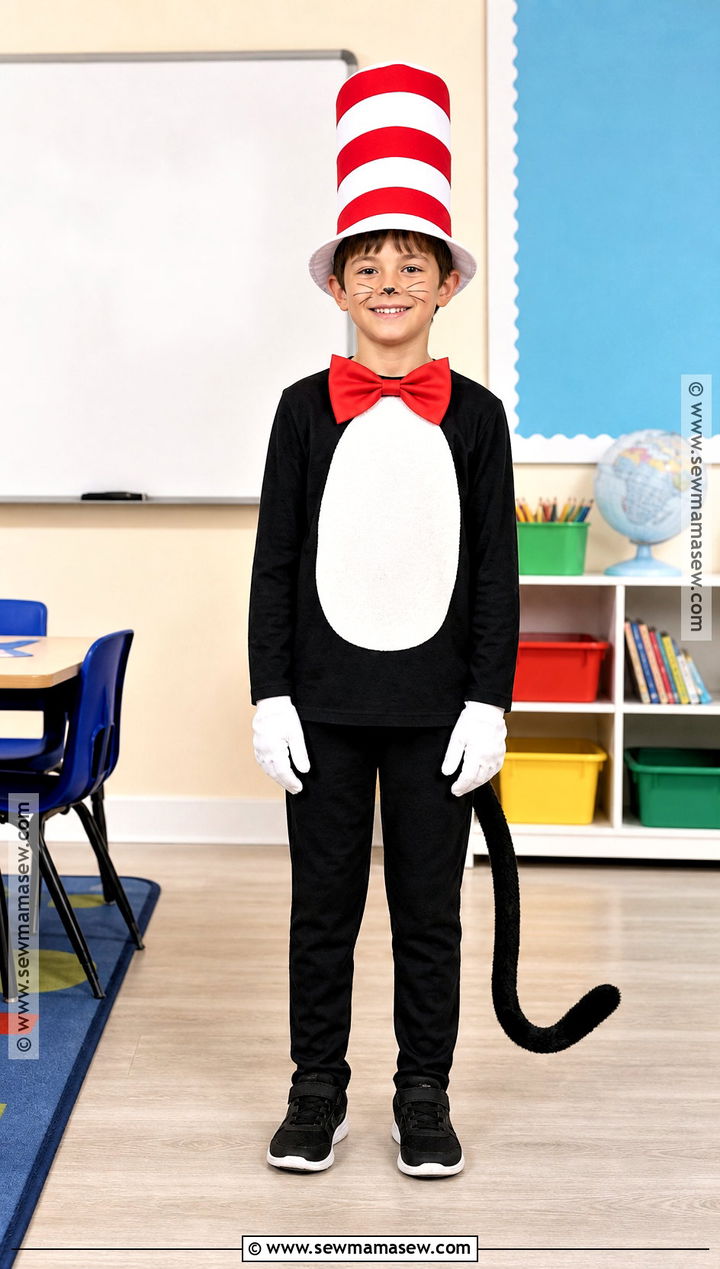 Cat in the Hat Costume - 30 easy book week costumes
