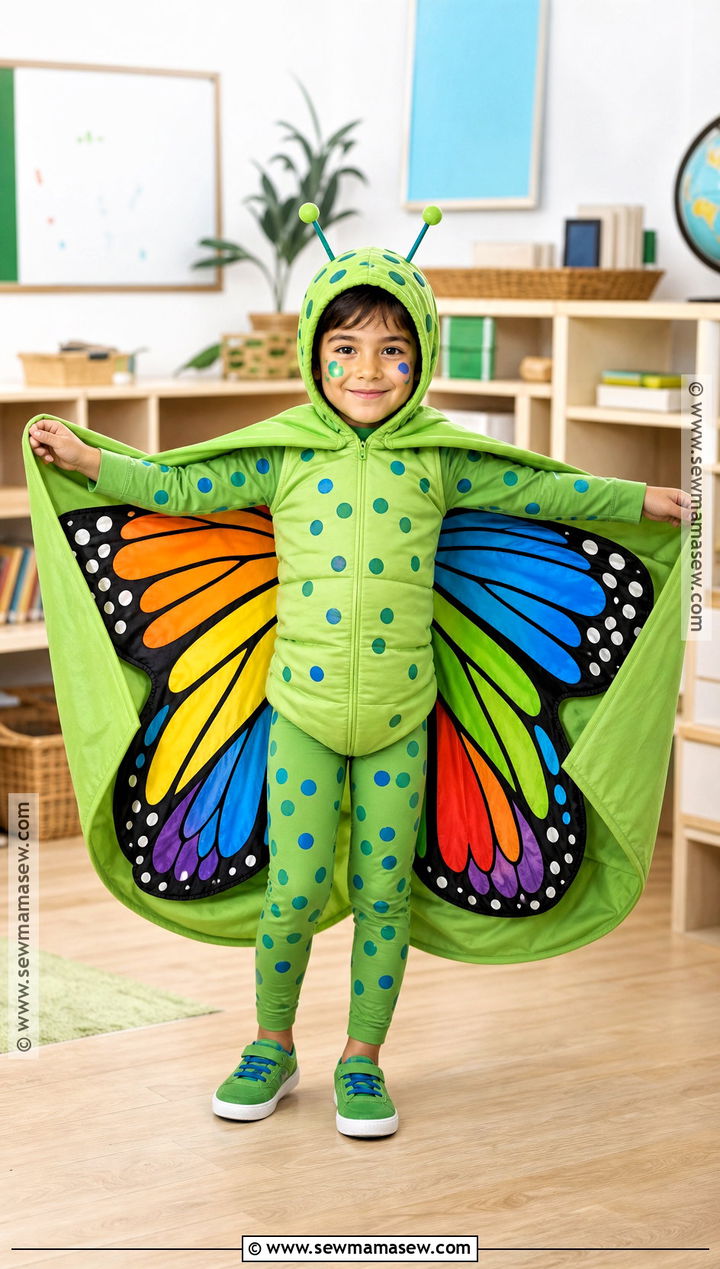 Caterpillar To Butterfly Costume For Kids - 35 butterfly costume ideas for kids