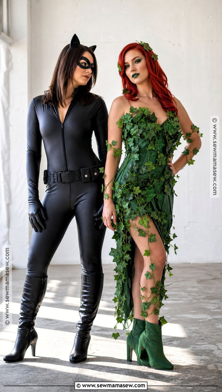 Catwoman And Poison Ivy Duo Costume - 30 duo halloween costumes for women