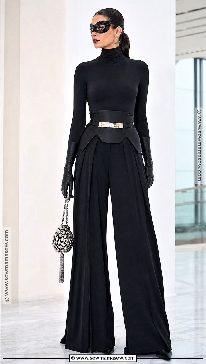 Catwoman Cosplay With Wide Leg Pants - 40 catwoman cosplay ideas