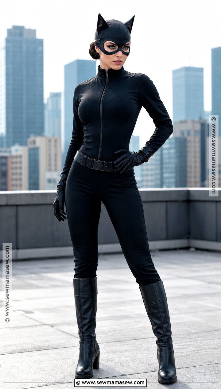 Catwoman Costume With Black Jumpsuit - 35 costume ideas for women
