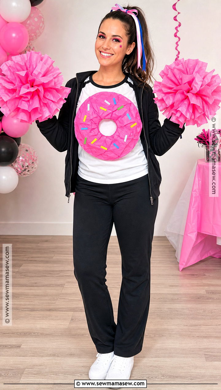 Ceiling Fan Costume With Team Shirt - 30 easy last minute halloween costumes for women