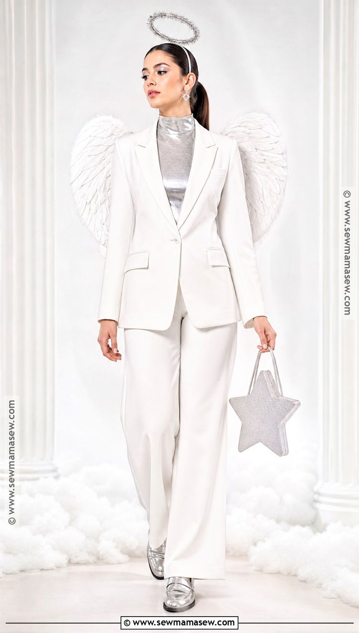 Celestial Angel Costume With White Suit - 35 chic halloween costumes