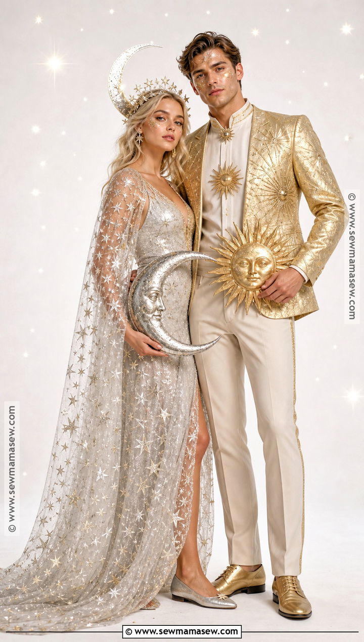 Celestial Bride And Groom Costume - 30 bride and groom halloween costumes