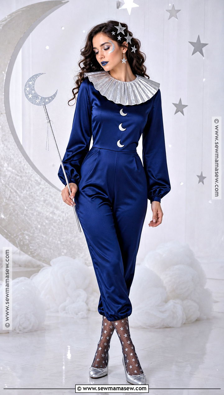 Celestial Moon Clown Costume - 35 clown costume inspo ideas