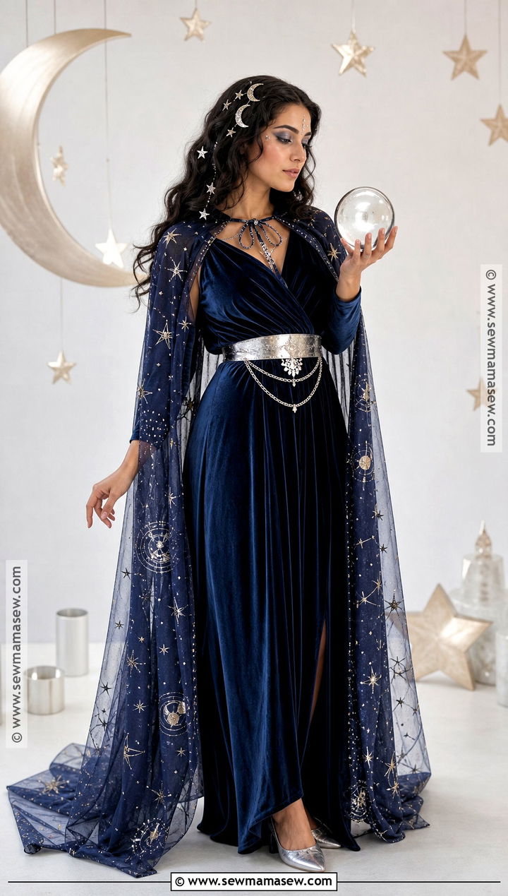 Celestial Moon Fortune Teller Costume - 45 fortune teller costume ideas