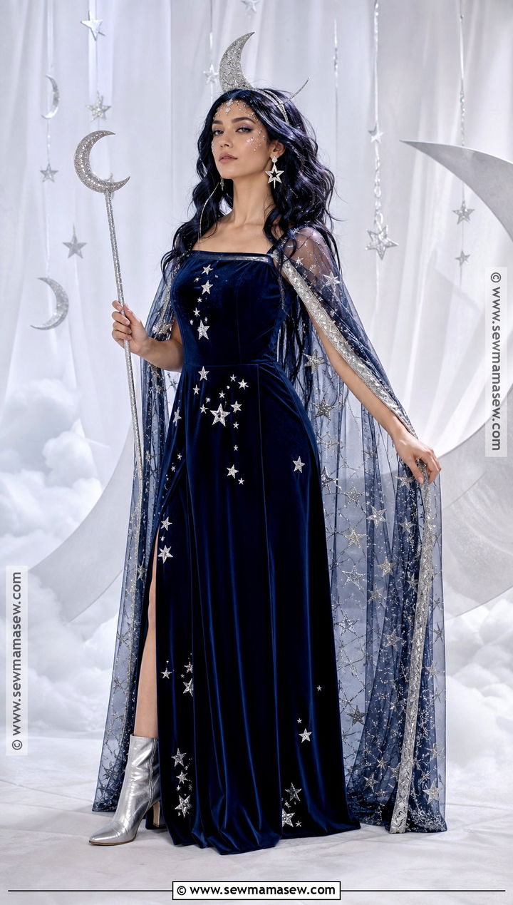 Celestial Moon Goddess Costume - 30 slay halloween costumes