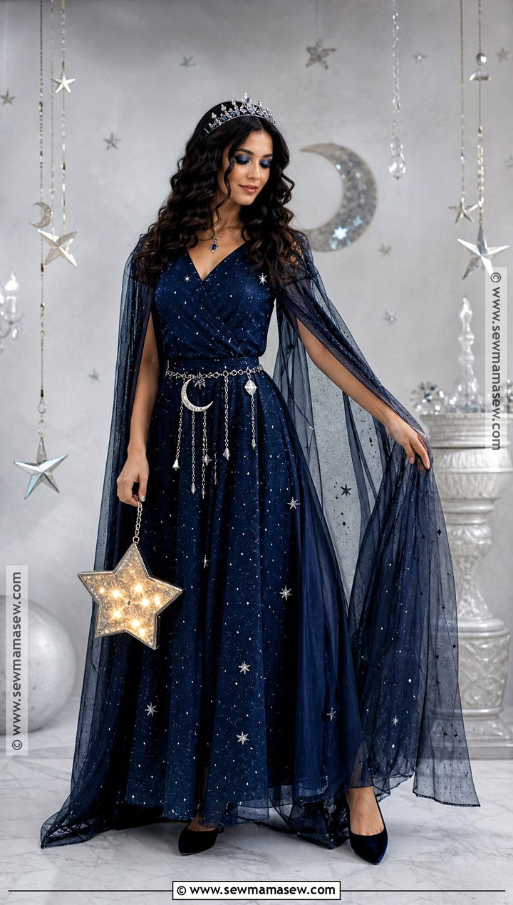 Celestial Nyx Goddess Costume - 40 greek goddess halloween costume ideas