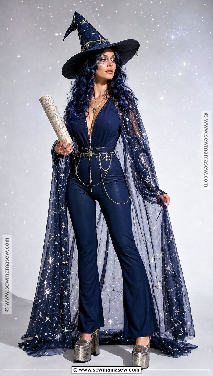 Celestial Star Witch Costume - 45 witch halloween costume ideas