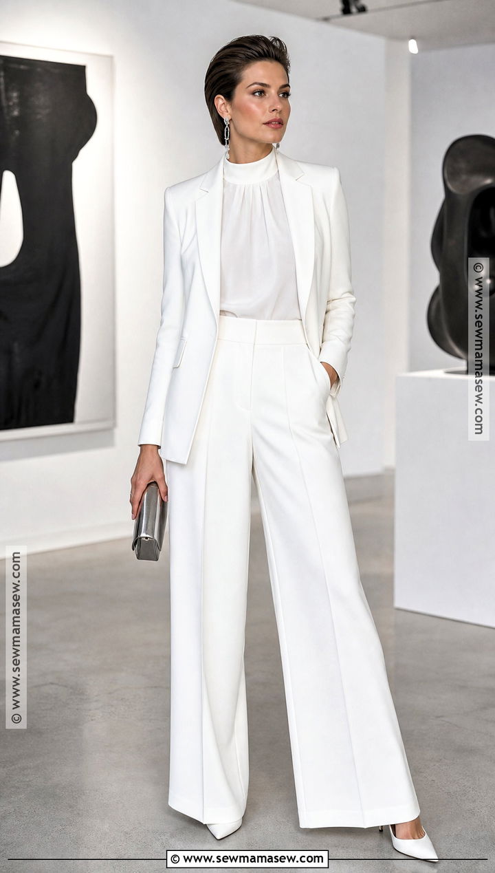Celine Dion Backward White Suit Celebrity Costume - 30 halloween costumes celebrities