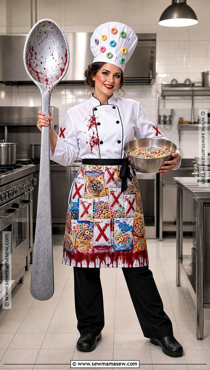 Cereal Killer Chef Costume - 35 cereal killer costume ideas