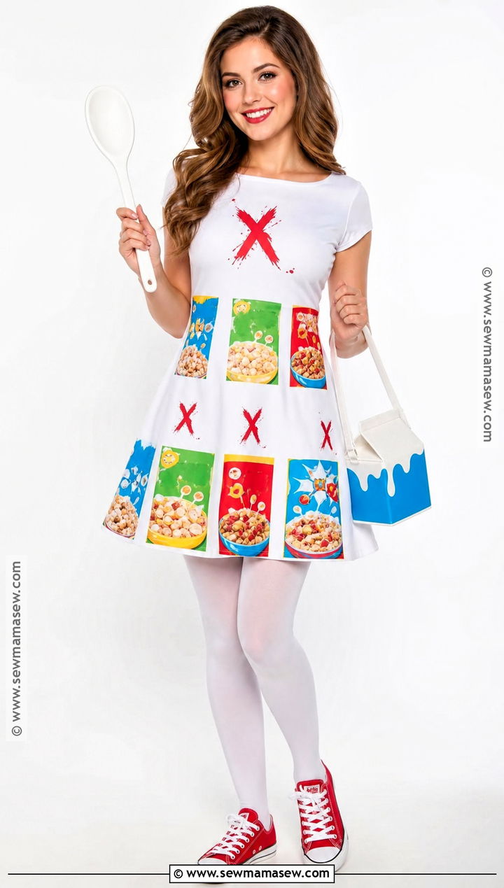 Cereal Killer Costume With White Dress - 35 cereal killer costume ideas