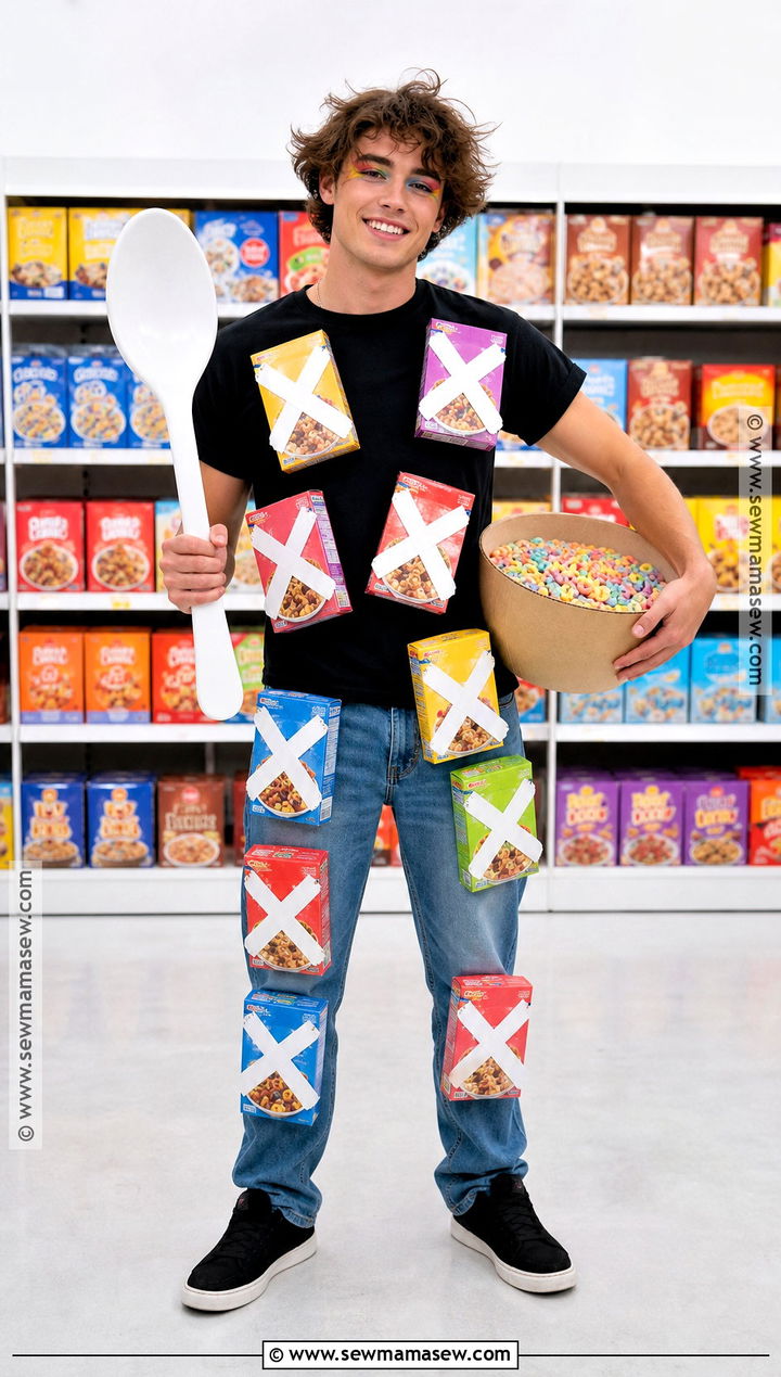 Cereal Killer Pun Costume - 40 halloween costumes last minute