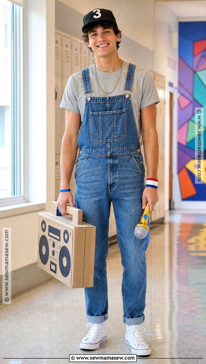 Chance The Rapper Overalls Costume - 35 rapper halloween costume ideas