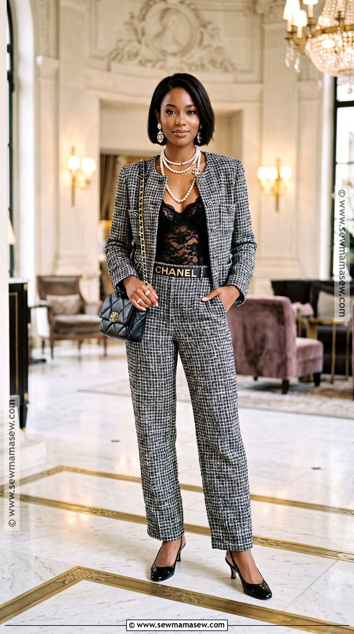 Chanel Tweed Suit And Lace Bodysuit Outfit - 15 chanel fall 2026 ready to wear ideas